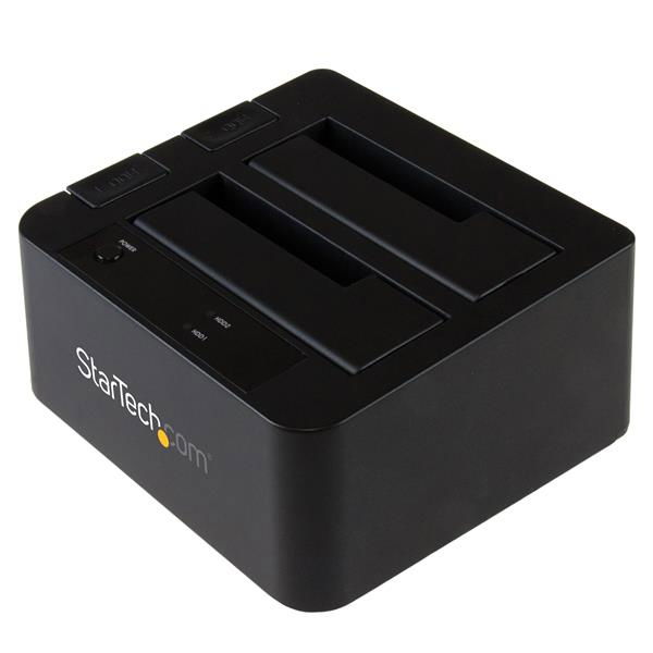 StarTech.com Base de Conexión USB 3.1 (10Gbps) con UAS de 2 Bahías para Disco Duro o SSD SATA de 2,5 o 3,5 Pulgadas StarTech.com Base de Conexión USB 3.1 (10Gbps) con UAS de 2 Bahías para Disco Duro o SSD SATA de 2,5 o 3,5 Pulgadas