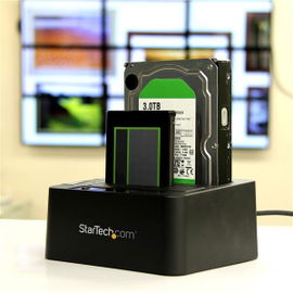 StarTech.com Base de Conexión USB 3.1 (10Gbps) con UAS de 2 Bahías para Disco Duro o SSD SATA de 2,5 o 3,5 Pulgadas StarTech.com Base de Conexión USB 3.1 (10Gbps) con UAS de 2 Bahías para Disco Duro o SSD SATA de 2,5 o 3,5 Pulgadas
