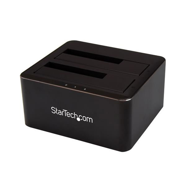 StarTech.com Docking Station USB 3.0 de 2 Bahías SATA de 2,5 o 3,5 Pulgadas para SSD o Disco Duro Base de Conexión para Unidades de Disco StarTech.com Docking Station USB 3.0 de 2 Bahías SATA de 2,5 o 3,5 Pulgadas para SSD o Disco Duro Base de Conexión para Unidades de Disco