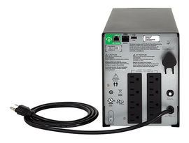 APC SMC1500C sistema de alimentación ininterrumpida (UPS) Línea interactiva 1440 VA 900 W 8 salidas AC APC SMC1500C sistema de alimentación ininterrumpida (UPS) Línea interactiva 1440 VA 900 W 8 salidas AC