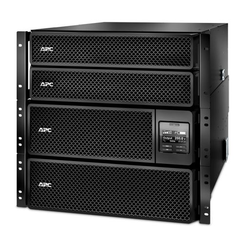 APC Smart-UPS SRT 10000VA RM - UPS (montaje en bastidor) - CA 208 V - 10 kW - 10000 VA - Ethernet 10/100, USB - conectores de salida: 10 - 10U - 19