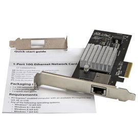 StarTech.com Tarjeta de Red Ethernet de 1 Puerto con 10G - con Chipset Intel X550-AT