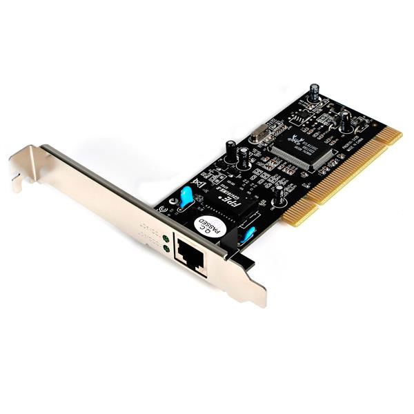 StarTech.com Adaptador Tarjeta de Red NIC PCI de 1 Puerto Gigabit Ethernet RJ45 - Adaptador de red - PCI - Gigabit Ethernet StarTech.com Adaptador Tarjeta de Red NIC PCI de 1 Puerto Gigabit Ethernet RJ45 - Adaptador de red - PCI - Gigabit Ethernet