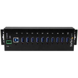 StarTech.com Hub Industrial de 10 Puertos USB 3.0 con Protección Antiestática ESD y Protección de Picos de 350W StarTech.com Hub Industrial de 10 Puertos USB 3.0 con Protección Antiestática ESD y Protección de Picos de 350W