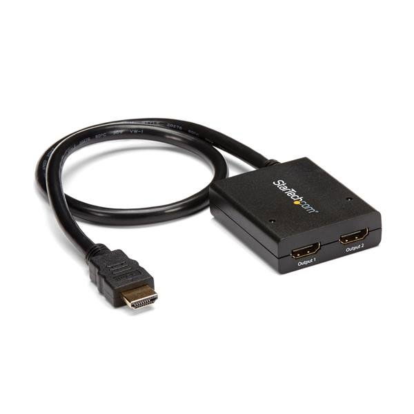 StarTech.com Multiplicador de Vídeo HDMI de 2 Puertos - Splitter HDMI 4k 30Hz de 2x1 Alimentado por USB StarTech.com Multiplicador de Vídeo HDMI de 2 Puertos - Splitter HDMI 4k 30Hz de 2x1 Alimentado por USB