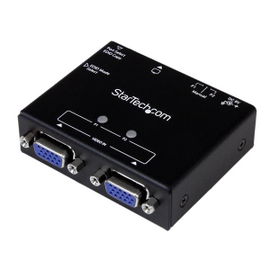 StarTech.com Conmutador Automático de Vídeo VGA de 2 puertos - Switch Selector de Dos Salidas con Copia EDID StarTech.com Conmutador Automático de Vídeo VGA de 2 puertos - Switch Selector de Dos Salidas con Copia EDID