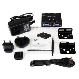 StarTech.com Conmutador Automático de Vídeo VGA de 2 puertos - Switch Selector de Dos Salidas con Copia EDID