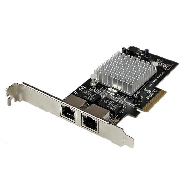 StarTech.com Tarjeta Adaptador de Red PCI Express PCI-E Gigabit Ethernet con 2 Puertos RJ45 Chipset Intel i350 StarTech.com Tarjeta Adaptador de Red PCI Express PCI-E Gigabit Ethernet con 2 Puertos RJ45 Chipset Intel i350