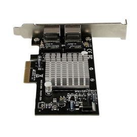 StarTech.com Tarjeta Adaptador de Red PCI Express PCI-E Gigabit Ethernet con 2 Puertos RJ45 Chipset Intel i350 StarTech.com Tarjeta Adaptador de Red PCI Express PCI-E Gigabit Ethernet con 2 Puertos RJ45 Chipset Intel i350