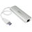 StarTech.com Hub Concentrador de 3 Puertos USB 3.0 con Adaptador de Red Ethernet Gigabit