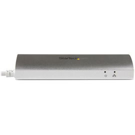 StarTech.com Hub Concentrador de 3 Puertos USB 3.0 con Adaptador de Red Ethernet Gigabit StarTech.com Hub Concentrador de 3 Puertos USB 3.0 con Adaptador de Red Ethernet Gigabit