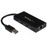 StarTech.com Hub USB 3.0 de Aluminio con Cable - Concentrador de 3 Puertos USB con Adaptador de Red Ethernet Gigabit Externo - Hub - 3 x SuperSpeed USB 3.0 + 1 x 10/100/1000 - sobremesa - para P/N: PEXUSB3S2EI, PEXUSB3S42, PEXUSB3S7, SVA5H2NEUA