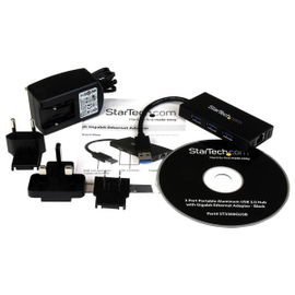 StarTech.com Hub USB 3.0 de Aluminio con Cable - Concentrador de 3 Puertos USB con Adaptador de Red Ethernet Gigabit Externo - Hub - 3 x SuperSpeed USB 3.0 + 1 x 10/100/1000 - sobremesa - para P/N: PEXUSB3S2EI, PEXUSB3S42, PEXUSB3S7, SVA5H2NEUA StarTech.com Hub USB 3.0 de Aluminio con Cable - Concentrador de 3 Puertos USB con Adaptador de Red Ethernet Gigabit Externo - Hub - 3 x SuperSpeed USB 3.0 + 1 x 10/100/1000 - sobremesa - para P/N: PEXUSB3S2EI, PEXUSB3S42, PEXUSB3S7, SVA5H2NEUA
