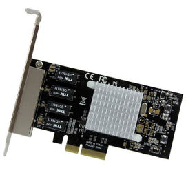 StarTech.com Tarjeta de Red PCI Express Ethernet Gigabit con 4 Puertos RJ45 Chipset Intel i350 StarTech.com Tarjeta de Red PCI Express Ethernet Gigabit con 4 Puertos RJ45 Chipset Intel i350