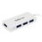 StarTech.com Adaptador Concentrador Hub Ladrón USB 3.0 Super Speed para Laptop de 4 Puertos Salidas - Blanco