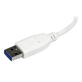 StarTech.com Adaptador Concentrador Hub Ladrón USB 3.0 Super Speed para Laptop de 4 Puertos Salidas - Blanco StarTech.com Adaptador Concentrador Hub Ladrón USB 3.0 Super Speed para Laptop de 4 Puertos Salidas - Blanco