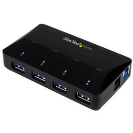 StarTech.com Concentrador USB 3.0 de 4 Puertos - Ladrón con Puertos de Carga y Sincronización - Hub con 1 Puerto de 2,4A StarTech.com Concentrador USB 3.0 de 4 Puertos - Ladrón con Puertos de Carga y Sincronización - Hub con 1 Puerto de 2,4A