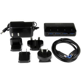 StarTech.com Concentrador USB 3.0 de 4 Puertos - Ladrón con Puertos de Carga y Sincronización - Hub con 1 Puerto de 2,4A StarTech.com Concentrador USB 3.0 de 4 Puertos - Ladrón con Puertos de Carga y Sincronización - Hub con 1 Puerto de 2,4A