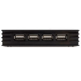 StarTech.com ST7202USB hub de interfaz USB 2.0 480 Mbit/s Negro
