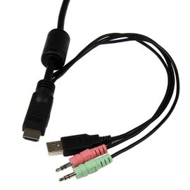 StarTech.com Conmutador Switch KVM 2 puertos HDMI USB Audio con Cables Integrados - 1080p StarTech.com Conmutador Switch KVM 2 puertos HDMI USB Audio con Cables Integrados - 1080p