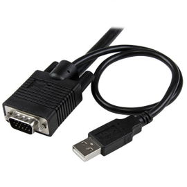 StarTech.com Switch Conmutador KVM de Cable con 2 Puertos VGA USB Alimentado por USB con Interruptor Remoto StarTech.com Switch Conmutador KVM de Cable con 2 Puertos VGA USB Alimentado por USB con Interruptor Remoto