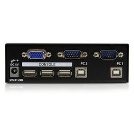 StarTech.com SV231USB interruptor KVM Negro StarTech.com SV231USB interruptor KVM Negro