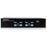 StarTech.com 4 Port StarView USB KVM interruptor KVM Montaje en rack Negro