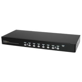 StarTech.com Conmutador Switch KVM 1U OSD y Cables 8 puertos USB A Vídeo VGA HD15 StarTech.com Conmutador Switch KVM 1U OSD y Cables 8 puertos USB A Vídeo VGA HD15
