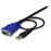 StarTech.com Cable KVM de 3m Ultra Delgado Todo en Uno VGA USB HD15 - 10ft Pies 2 en 1