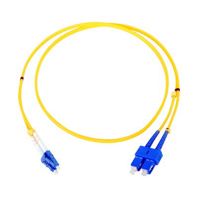 Jumper de Fibra Óptica Monomodo LC/SC Duplex de 1 metro Jumper de Fibra Óptica Monomodo LC/SC Duplex de 1 metro