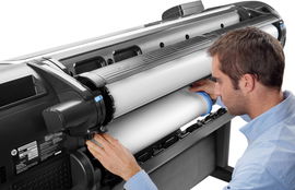 HP Designjet Z5600 44-in PostScript impresora de gran formato Inyección de tinta térmica Color 2400 x 1200 DPI 1118 x 1676 mm