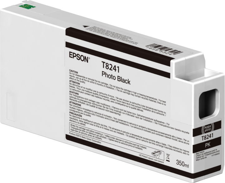 Epson Singlepack Photo Black T824100 UltraChrome HDX/HD 350ml Epson Singlepack Photo Black T824100 UltraChrome HDX/HD 350ml