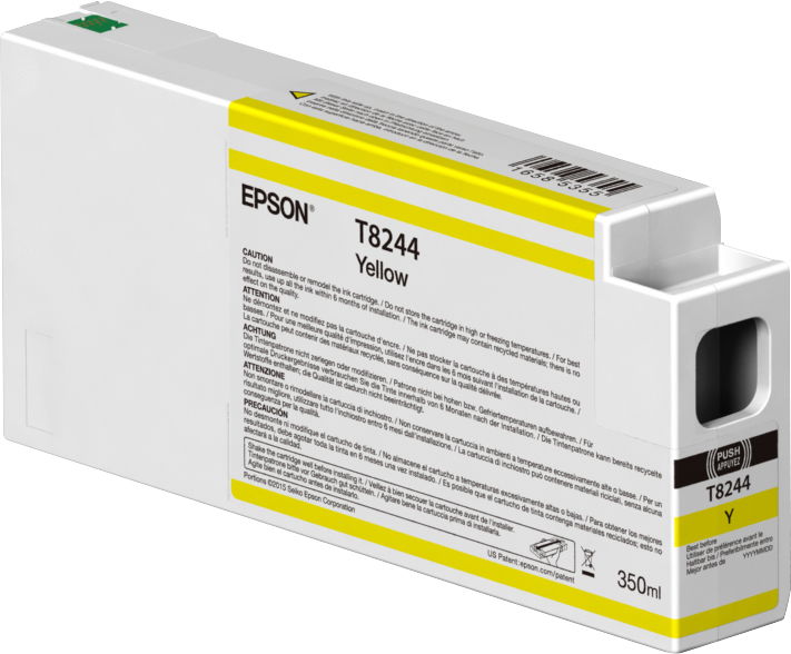 Epson Singlepack Yellow T824400 UltraChrome HDX/HD 350ml Epson Singlepack Yellow T824400 UltraChrome HDX/HD 350ml