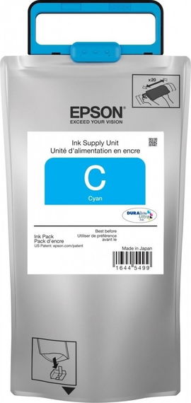 Epson T9742 - Gran capacidad - cián - original - blíster con alarmas de RF/acústica - cartucho de tinta - para WorkForce Pro WF-C869R, WF-C869RD3TWFC, WF-C869RDTWF, WF-C869RDTWFC