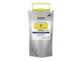 Epson T9744 - Gran capacidad - amarillo - original - blíster con alarmas de RF/acústica - cartucho de tinta - para WorkForce Pro WF-C869R, WF-C869RD3TWFC, WF-C869RDTWF, WF-C869RDTWFC
