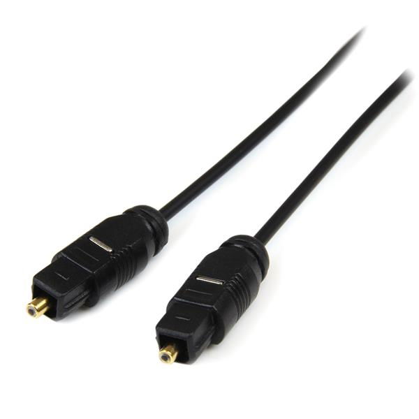 StarTech.com Cable 4,5m TosLink Audio Digital Óptico SPDIF Delgado - Negro StarTech.com Cable 4,5m TosLink Audio Digital Óptico SPDIF Delgado - Negro