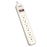 Tripp Lite TLP604 Supresor de Sobretensiones con 6 Tomacorrientes, 1.22 m [4 pies] Cable, 790 Joules, LED de Diagnóstico, Gabinete Gris Claro