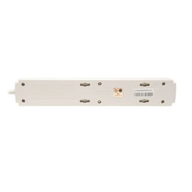 Tripp Lite TLP604 Supresor de Sobretensiones con 6 Tomacorrientes, 1.22 m [4 pies] Cable, 790 Joules, LED de Diagnóstico, Gabinete Gris Claro