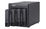 QNAP TR-004 unidad de disco multiple Negro