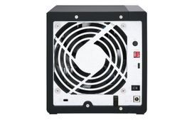 QNAP TR-004 unidad de disco multiple Negro