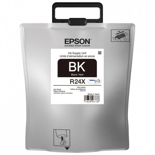 Epson R24X - Gran capacidad - negro - original - paquete de tinta - para WorkForce Pro WF-R8590, WF-R8590 D3TWFC, WF-R8590DTWF, WF-R8590DTWFL Epson R24X - Gran capacidad - negro - original - paquete de tinta - para WorkForce Pro WF-R8590, WF-R8590 D3TWFC, WF-R8590DTWF, WF-R8590DTWFL