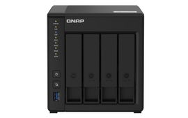 QNAP TS-451D2 - Servidor NAS - 4 compartimentos - SATA 6Gb/s - RAID 0, 1, 5, 6, 10, JBOD - RAM 4 GB - Gigabit Ethernet - iSCSI soporta