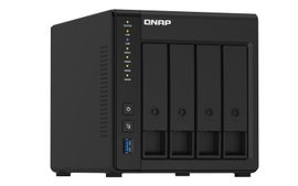 QNAP TS-451D2 - Servidor NAS - 4 compartimentos - SATA 6Gb/s - RAID 0, 1, 5, 6, 10, JBOD - RAM 4 GB - Gigabit Ethernet - iSCSI soporta