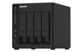 QNAP TS-451D2 - Servidor NAS - 4 compartimentos - SATA 6Gb/s - RAID 0, 1, 5, 6, 10, JBOD - RAM 4 GB - Gigabit Ethernet - iSCSI soporta