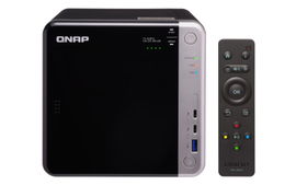 QNAP SMB STORAGE TS-453BT3-8G-US 4-BAY THUNDERBOLT™ 3 NAS. INTEL CELERON APOLLO LAKE J3455 QUAD-CORE CPU, 8GB RAM, SATA 6GB/S, 2 X THUNDERBOLT 3 PORTS (USB TYPE-C), 2 X 1GBE, 1 X 10GBE, 2 X M.2 2280 SATA SSD SLOTS QNAP SMB STORAGE TS-453BT3-8G-US 4-BAY THUNDERBOLT™ 3 NAS. INTEL CELERON APOLLO LAKE J3455 QUAD-CORE CPU, 8GB RAM, SATA 6GB/S, 2 X THUNDERBOLT 3 PORTS (USB TYPE-C), 2 X 1GBE, 1 X 10GBE, 2 X M.2 2280 SATA SSD SLOTS