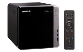 QNAP SMB STORAGE TS-453BT3-8G-US 4-BAY THUNDERBOLT™ 3 NAS. INTEL CELERON APOLLO LAKE J3455 QUAD-CORE CPU, 8GB RAM, SATA 6GB/S, 2 X THUNDERBOLT 3 PORTS (USB TYPE-C), 2 X 1GBE, 1 X 10GBE, 2 X M.2 2280 SATA SSD SLOTS QNAP SMB STORAGE TS-453BT3-8G-US 4-BAY THUNDERBOLT™ 3 NAS. INTEL CELERON APOLLO LAKE J3455 QUAD-CORE CPU, 8GB RAM, SATA 6GB/S, 2 X THUNDERBOLT 3 PORTS (USB TYPE-C), 2 X 1GBE, 1 X 10GBE, 2 X M.2 2280 SATA SSD SLOTS
