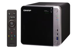 QNAP SMB STORAGE TS-453BT3-8G-US 4-BAY THUNDERBOLT™ 3 NAS. INTEL CELERON APOLLO LAKE J3455 QUAD-CORE CPU, 8GB RAM, SATA 6GB/S, 2 X THUNDERBOLT 3 PORTS (USB TYPE-C), 2 X 1GBE, 1 X 10GBE, 2 X M.2 2280 SATA SSD SLOTS QNAP SMB STORAGE TS-453BT3-8G-US 4-BAY THUNDERBOLT™ 3 NAS. INTEL CELERON APOLLO LAKE J3455 QUAD-CORE CPU, 8GB RAM, SATA 6GB/S, 2 X THUNDERBOLT 3 PORTS (USB TYPE-C), 2 X 1GBE, 1 X 10GBE, 2 X M.2 2280 SATA SSD SLOTS