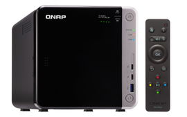 QNAP SMB STORAGE TS-453BT3-8G-US 4-BAY THUNDERBOLT™ 3 NAS. INTEL CELERON APOLLO LAKE J3455 QUAD-CORE CPU, 8GB RAM, SATA 6GB/S, 2 X THUNDERBOLT 3 PORTS (USB TYPE-C), 2 X 1GBE, 1 X 10GBE, 2 X M.2 2280 SATA SSD SLOTS QNAP SMB STORAGE TS-453BT3-8G-US 4-BAY THUNDERBOLT™ 3 NAS. INTEL CELERON APOLLO LAKE J3455 QUAD-CORE CPU, 8GB RAM, SATA 6GB/S, 2 X THUNDERBOLT 3 PORTS (USB TYPE-C), 2 X 1GBE, 1 X 10GBE, 2 X M.2 2280 SATA SSD SLOTS