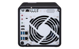 QNAP SMB STORAGE TS-453BT3-8G-US 4-BAY THUNDERBOLT™ 3 NAS. INTEL CELERON APOLLO LAKE J3455 QUAD-CORE CPU, 8GB RAM, SATA 6GB/S, 2 X THUNDERBOLT 3 PORTS (USB TYPE-C), 2 X 1GBE, 1 X 10GBE, 2 X M.2 2280 SATA SSD SLOTS QNAP SMB STORAGE TS-453BT3-8G-US 4-BAY THUNDERBOLT™ 3 NAS. INTEL CELERON APOLLO LAKE J3455 QUAD-CORE CPU, 8GB RAM, SATA 6GB/S, 2 X THUNDERBOLT 3 PORTS (USB TYPE-C), 2 X 1GBE, 1 X 10GBE, 2 X M.2 2280 SATA SSD SLOTS