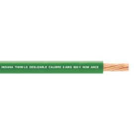 8 AWG green color wire, soft copper conductor or wiring. PVC insulation, flame retardant. 8 AWG green color wire, soft copper conductor or wiring. PVC insulation, flame retardant.